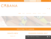 Tablet Screenshot of cabana-uk.com